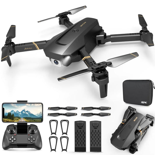 4DRC V4 Compact Folding Drone - 1080P Camera, Dual Batteries