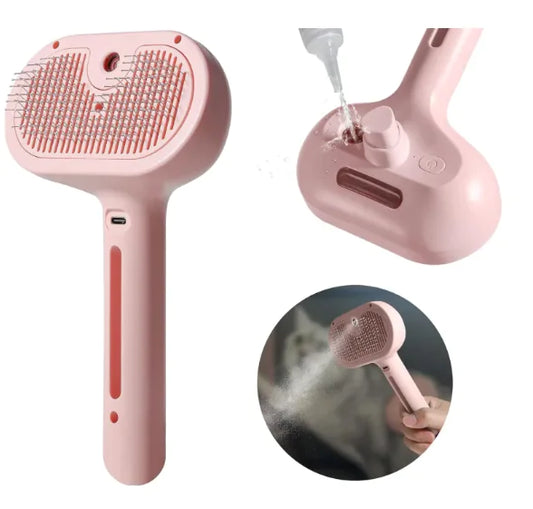 Smart Pet Grooming Spray Brush for Dogs & Cats detail view 2