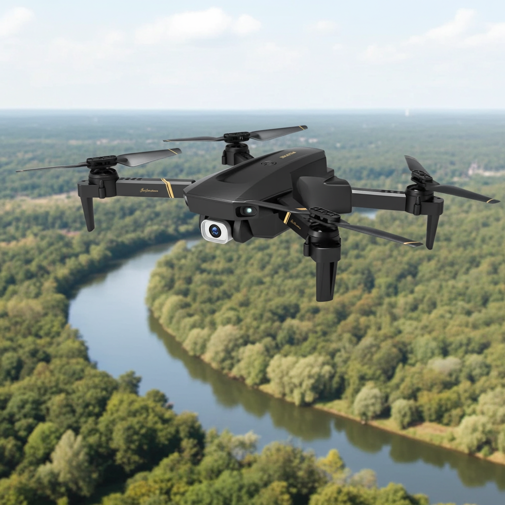 4DRC V4 Compact Folding Drone - 1080P Camera, Dual Batteries