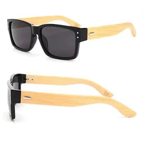WANDERLUST SUNGLASSES ECO Friendly Made from Bamboo Wood And Recycled Plastic Material - HobbiesNHacks