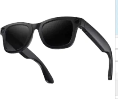 AI Smart Glasses with sunglasses lens on a white background