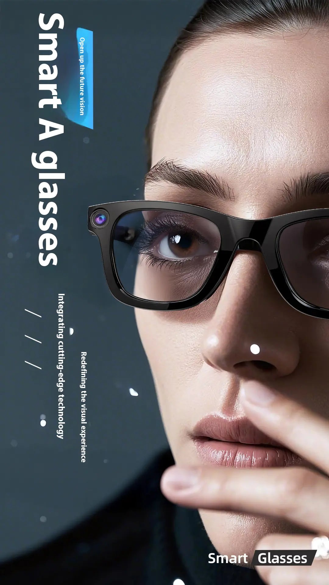 AI Smart Glasses with sunglasses lens, a trending gadget for creators