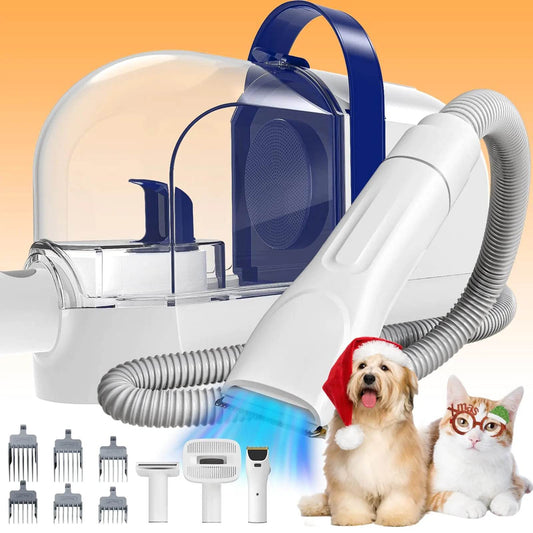 GentleGroom Elite Vacuum - Quiet 12KPa Suction for Mess-Free Dog Grooming at Home - HobbiesNHacks