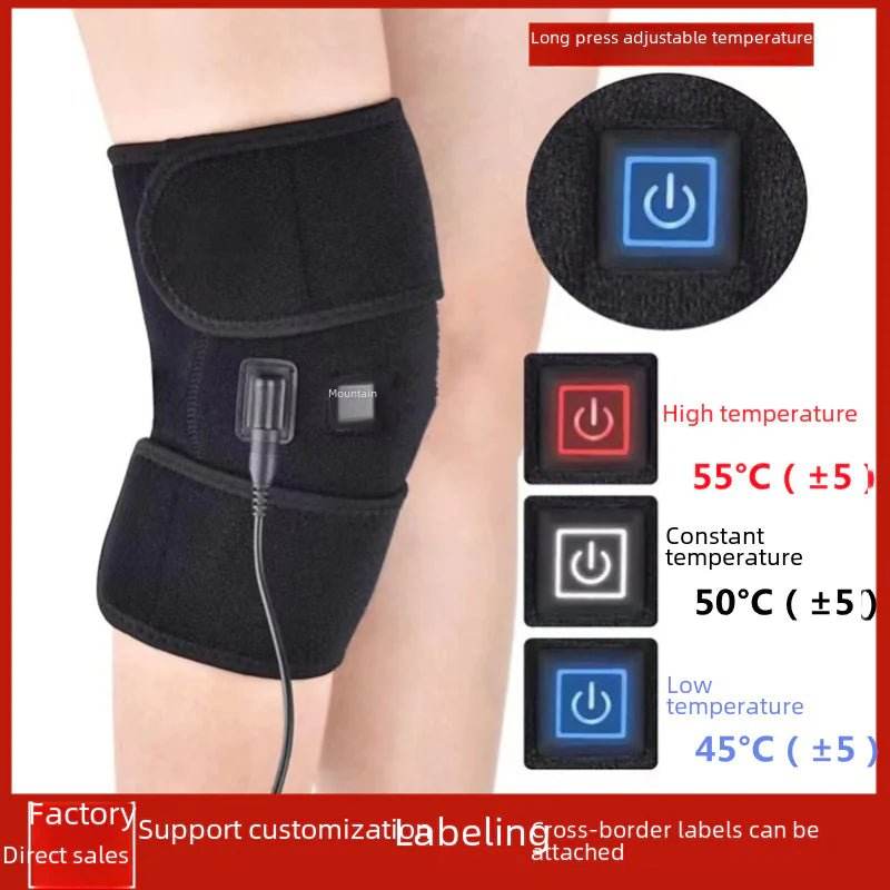 Smart USB Heated Knee Pads - Therapeutic Warmth For Cold Weather And Muscle Relief - HobbiesNHacks
