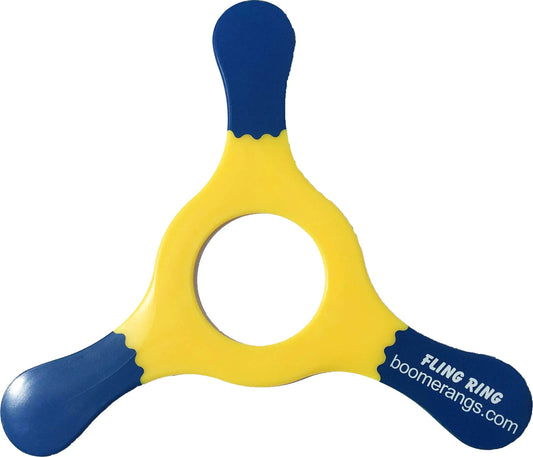 Yellow Fling Ring Boomerang - Easy Returning Boomerangs! - HobbiesNHacks