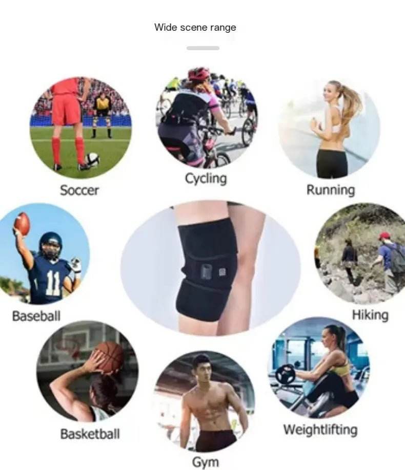 Smart USB Heated Knee Pads - Therapeutic Warmth For Cold Weather And Muscle Relief - HobbiesNHacks