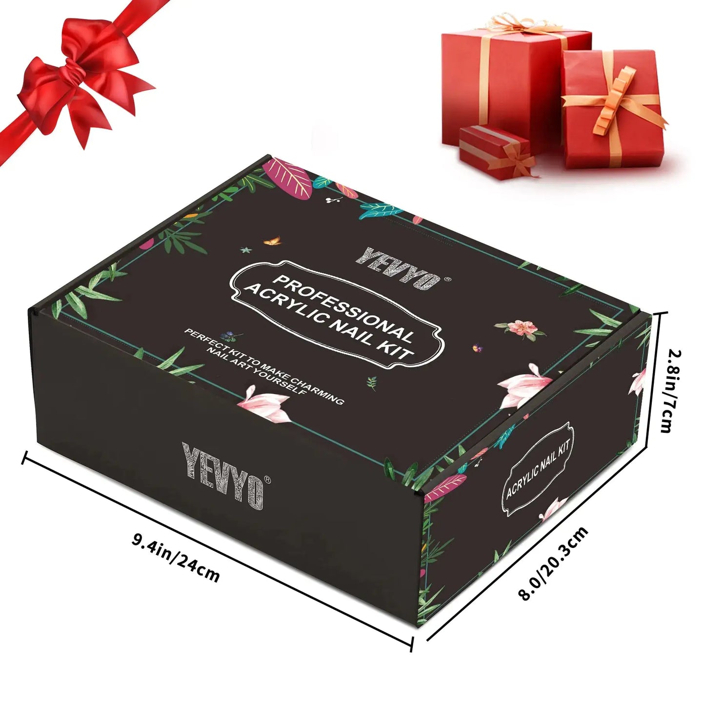 Acrylic Nail Kit with Nail Drill & UV Light – Professional Manicure Set for Beginners