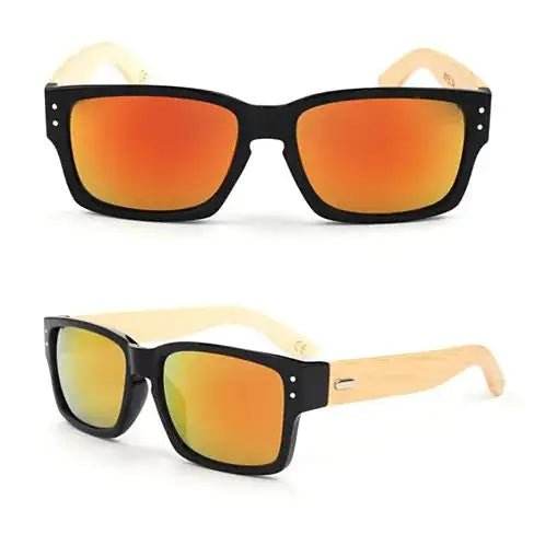 WANDERLUST SUNGLASSES ECO Friendly Made from Bamboo Wood And Recycled Plastic Material - HobbiesNHacks